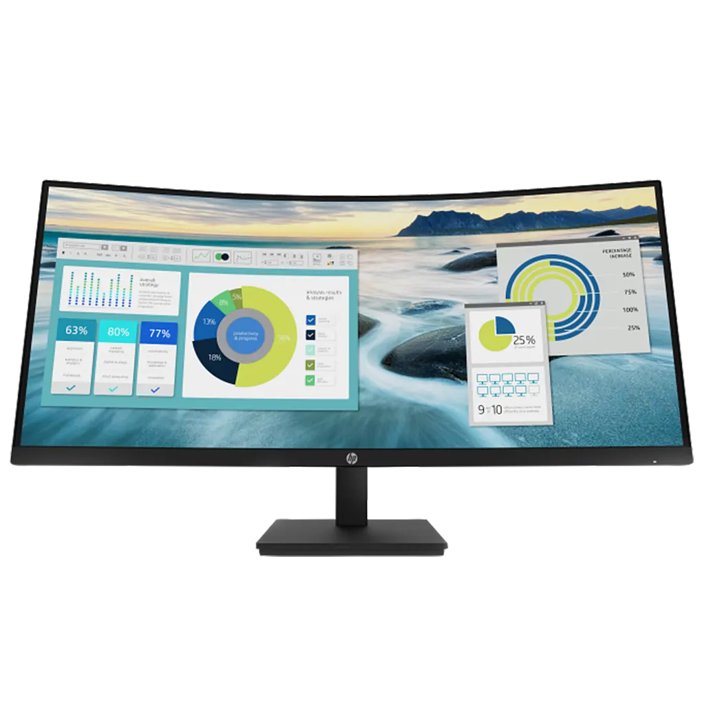 HP P34hc G4 WQHD USB-C Curved Monitor